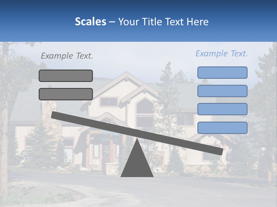 Rock Landscaped Log PowerPoint Template