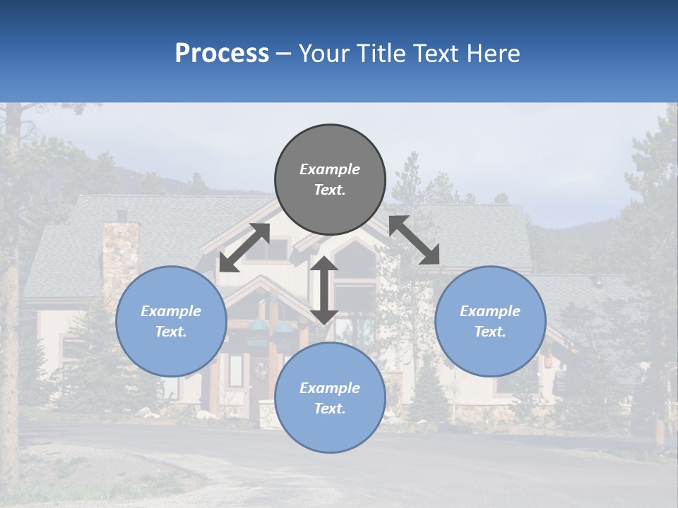 Rock Landscaped Log PowerPoint Template