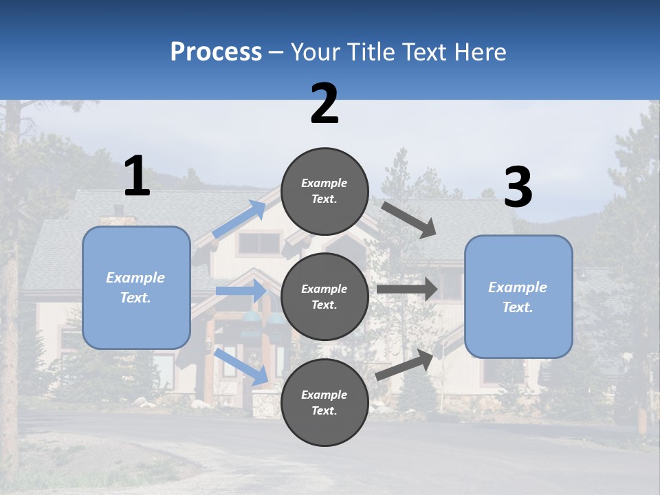 Rock Landscaped Log PowerPoint Template