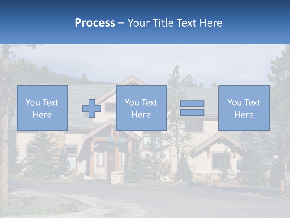 Rock Landscaped Log PowerPoint Template