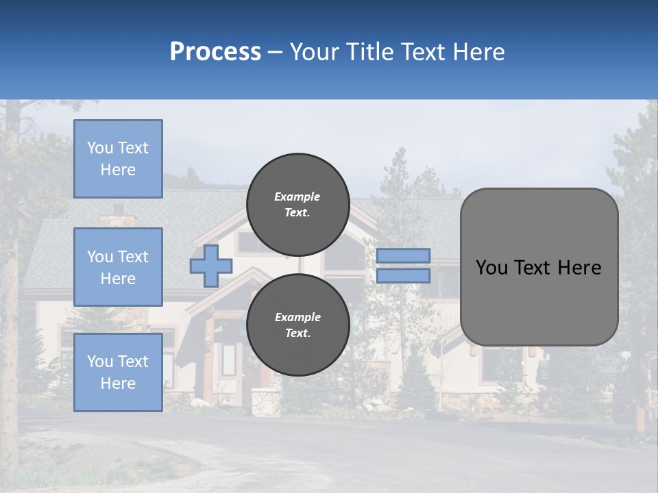 Rock Landscaped Log PowerPoint Template