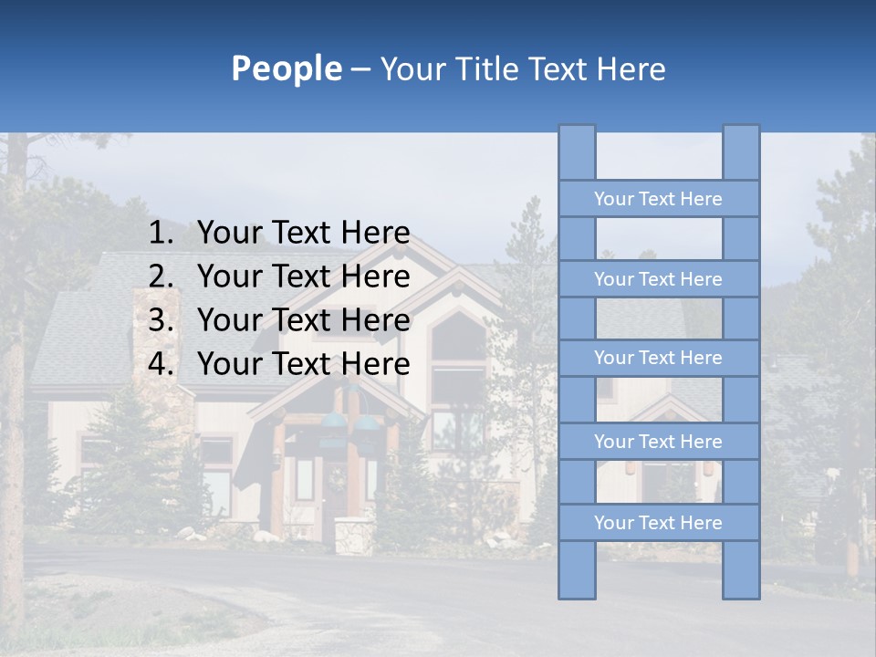 Rock Landscaped Log PowerPoint Template