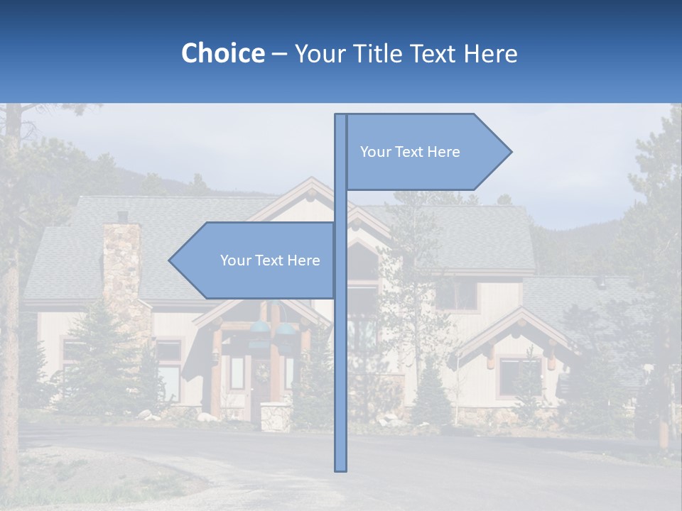 Rock Landscaped Log PowerPoint Template