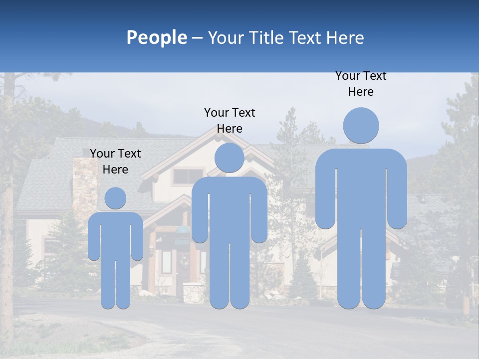 Rock Landscaped Log PowerPoint Template