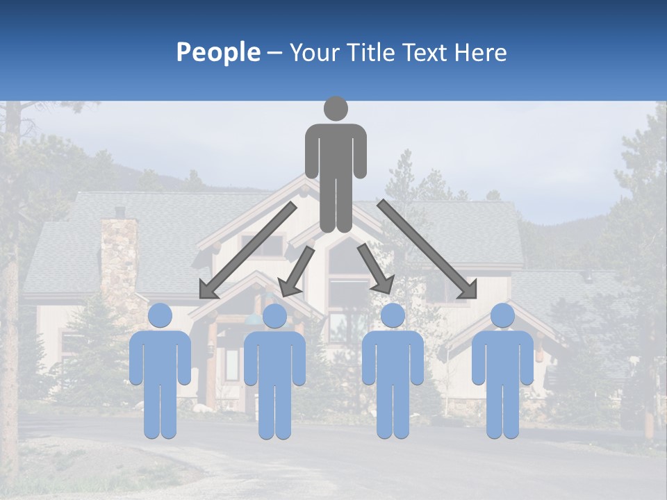 Rock Landscaped Log PowerPoint Template