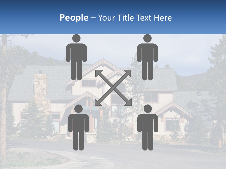 Rock Landscaped Log PowerPoint Template