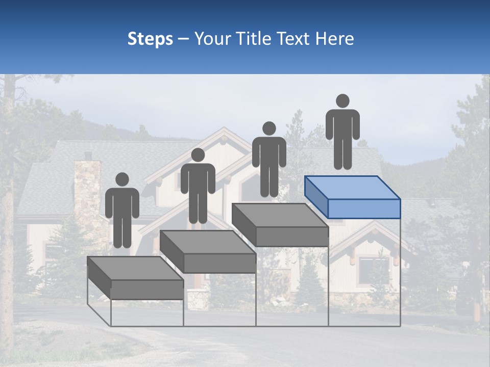 Rock Landscaped Log PowerPoint Template