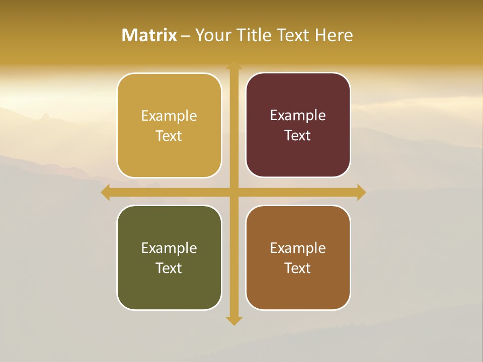 Scenic Scenery Vacation PowerPoint Template