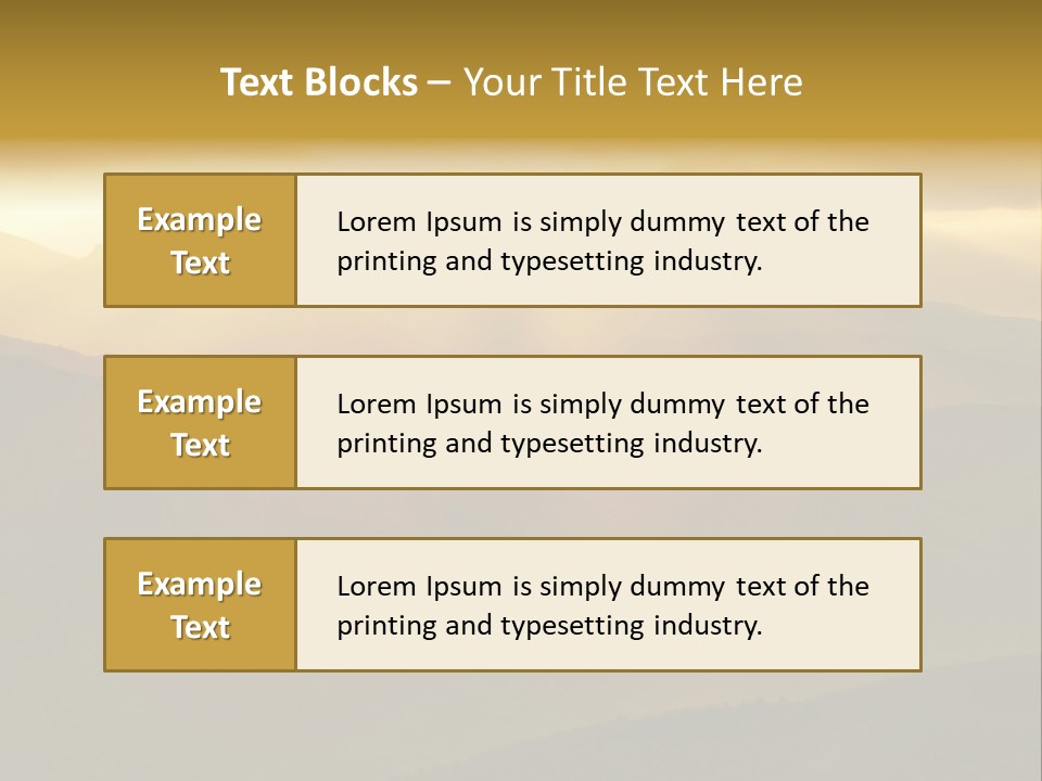 Scenic Scenery Vacation PowerPoint Template