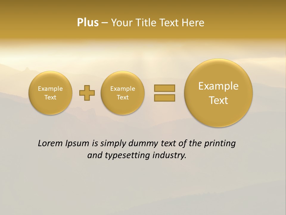 Scenic Scenery Vacation PowerPoint Template
