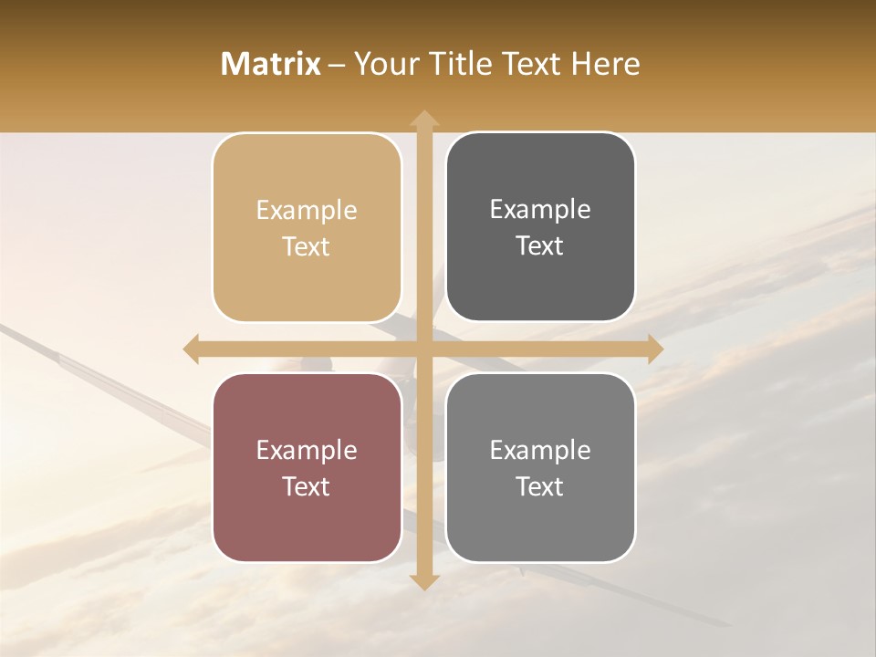 Speed Air Airplane PowerPoint Template