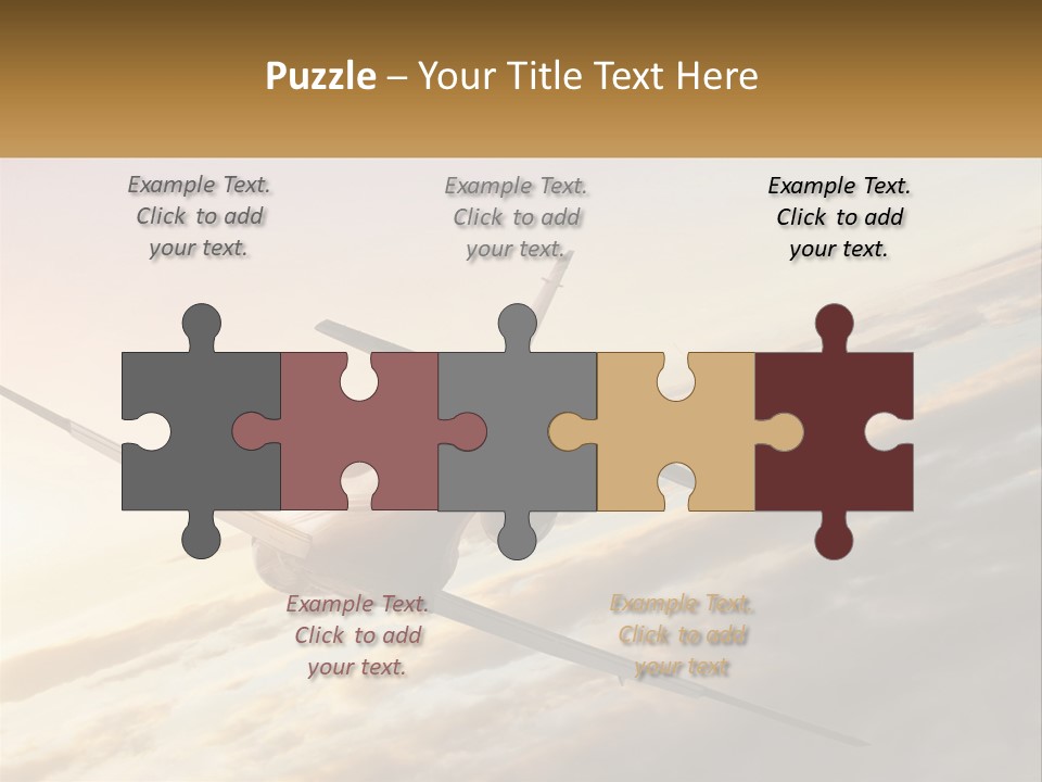 Speed Air Airplane PowerPoint Template