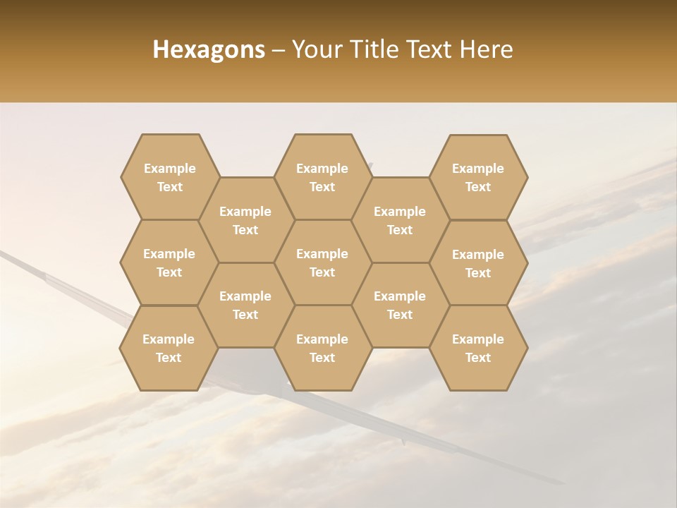 Speed Air Airplane PowerPoint Template