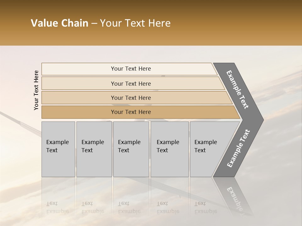 Speed Air Airplane PowerPoint Template