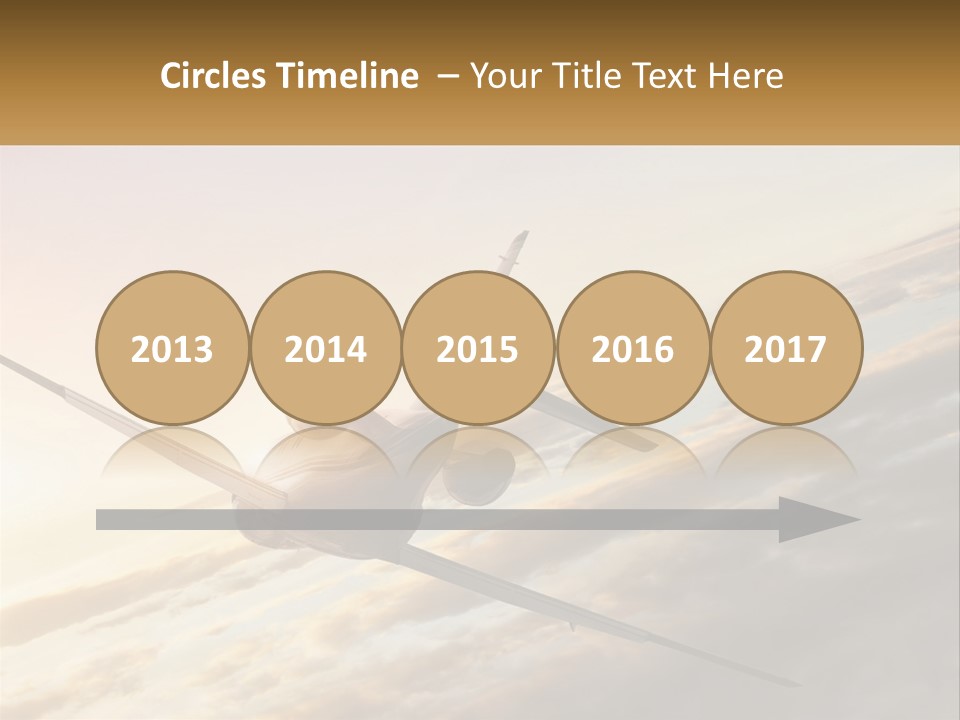 Speed Air Airplane PowerPoint Template