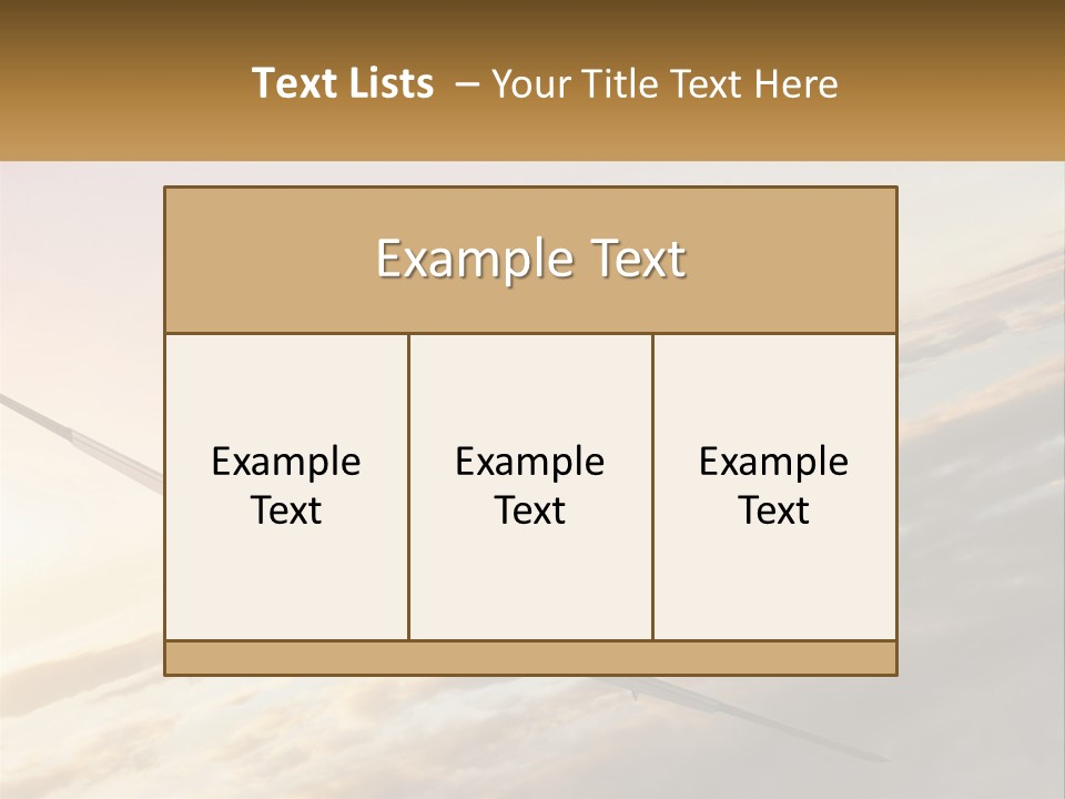 Speed Air Airplane PowerPoint Template