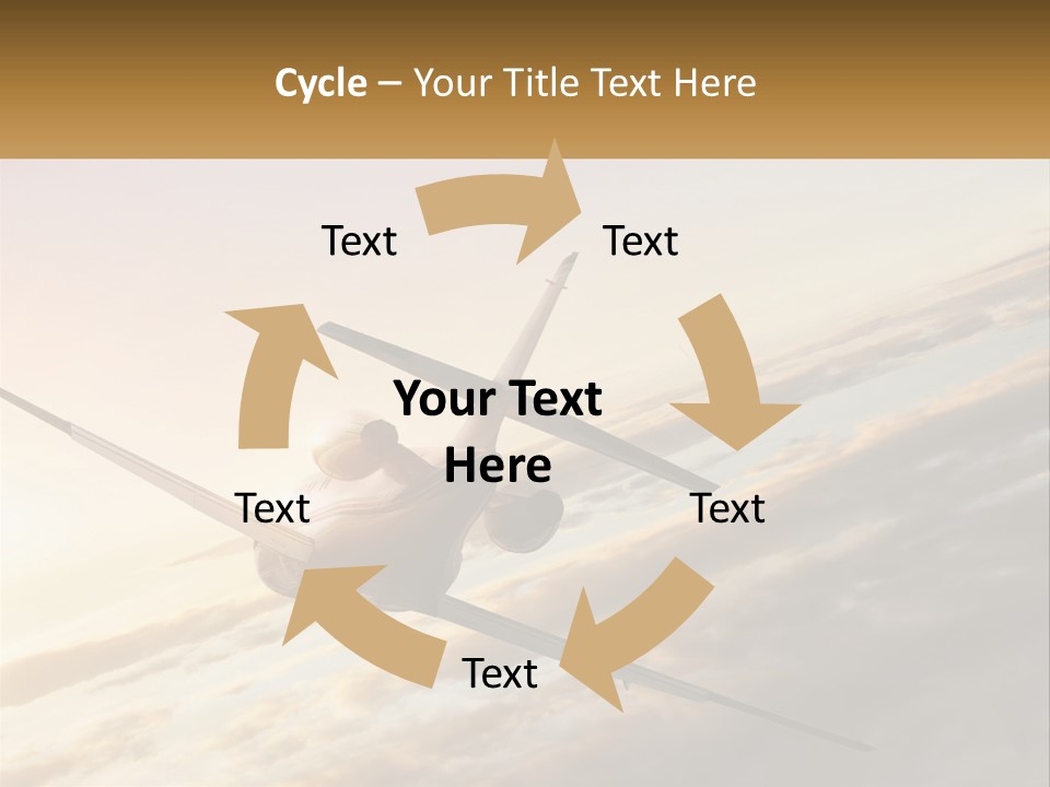 Speed Air Airplane PowerPoint Template