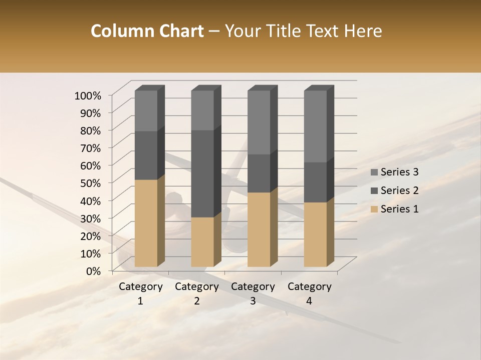 Speed Air Airplane PowerPoint Template
