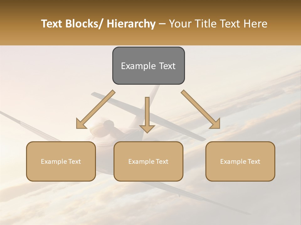 Speed Air Airplane PowerPoint Template