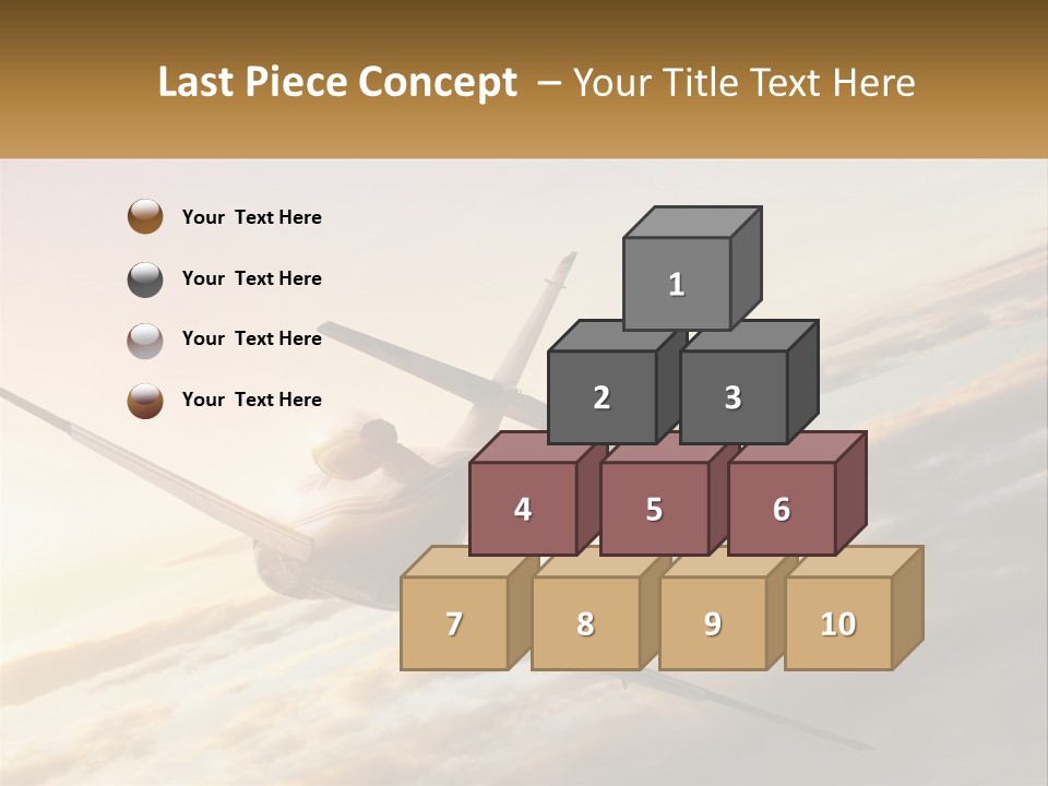 Speed Air Airplane PowerPoint Template