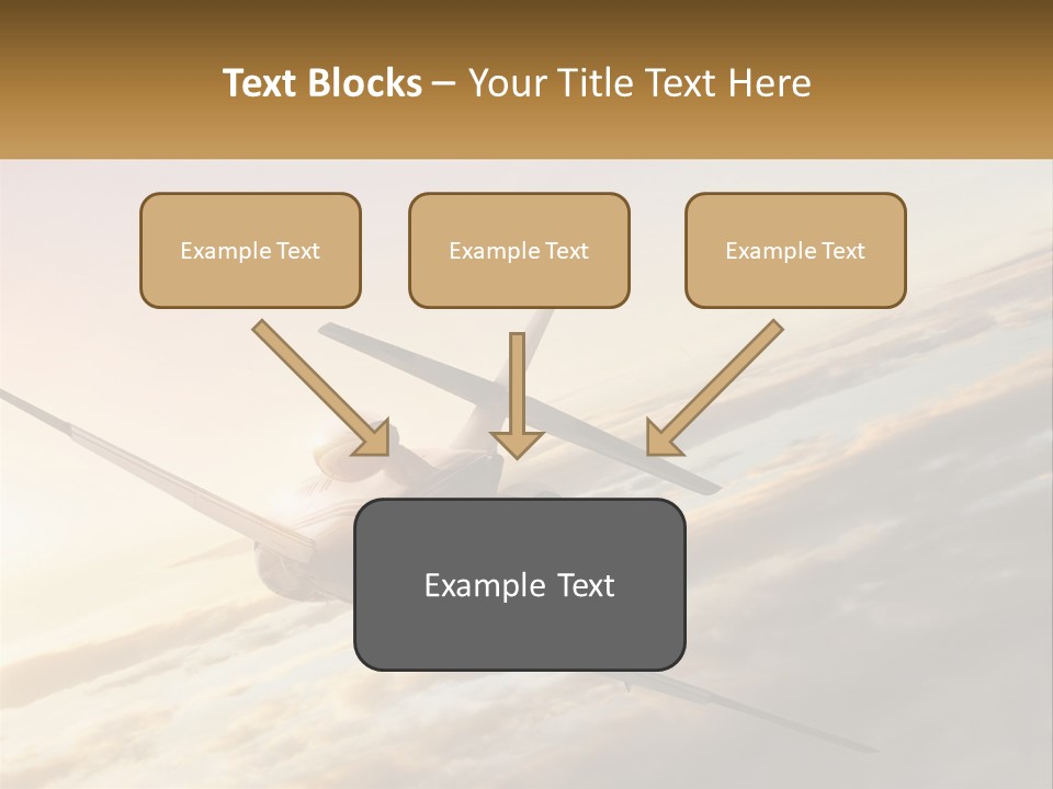 Speed Air Airplane PowerPoint Template