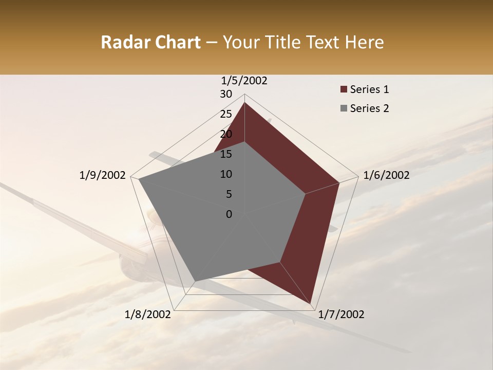 Speed Air Airplane PowerPoint Template