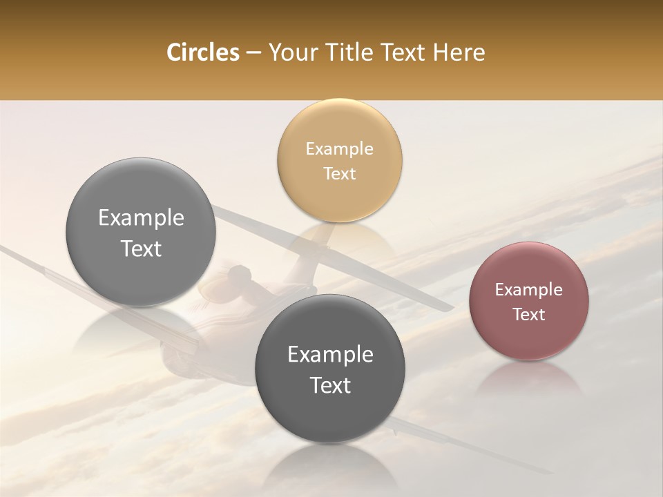 Speed Air Airplane PowerPoint Template