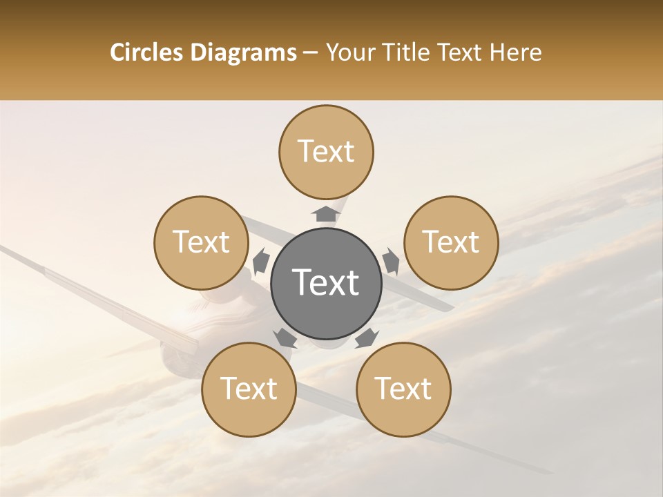 Speed Air Airplane PowerPoint Template