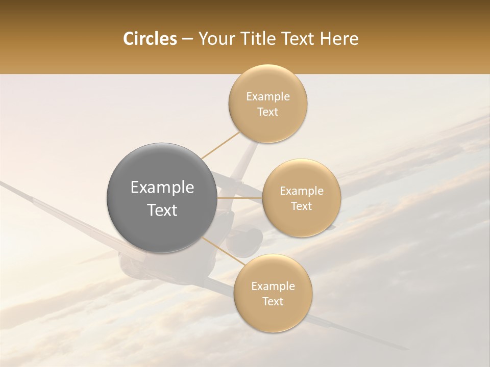 Speed Air Airplane PowerPoint Template