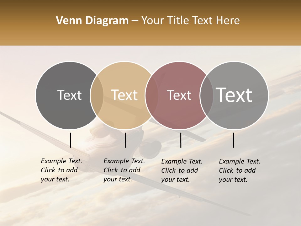 Speed Air Airplane PowerPoint Template