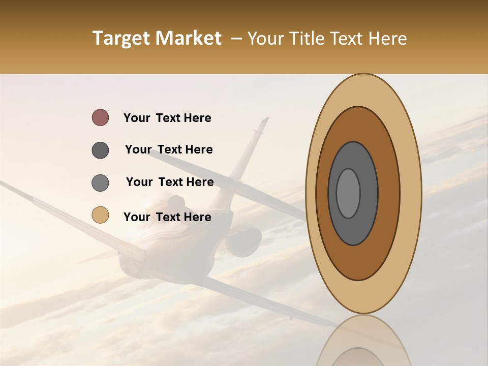 Speed Air Airplane PowerPoint Template