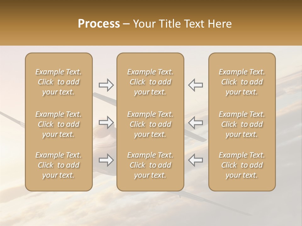 Speed Air Airplane PowerPoint Template