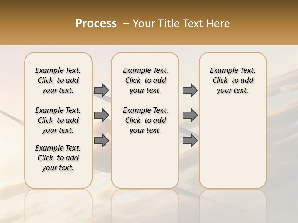 Speed Air Airplane PowerPoint Template