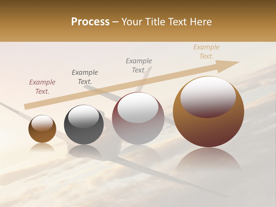 Speed Air Airplane PowerPoint Template