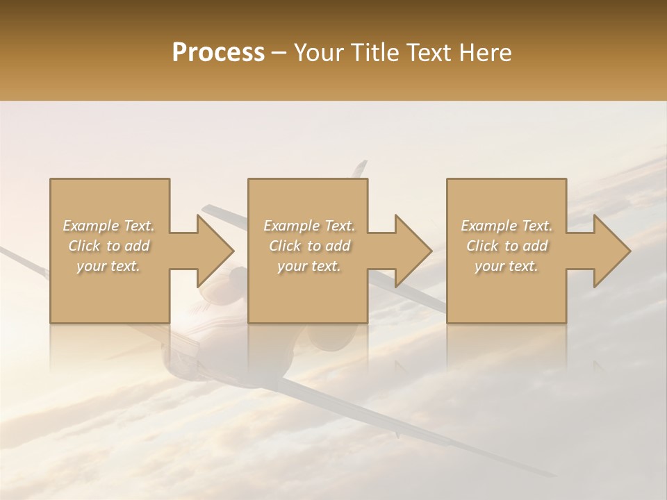 Speed Air Airplane PowerPoint Template