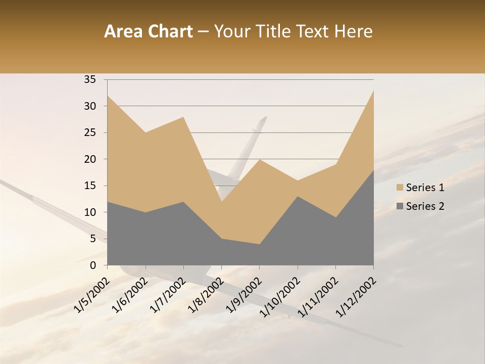 Speed Air Airplane PowerPoint Template