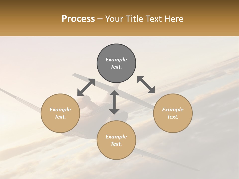 Speed Air Airplane PowerPoint Template