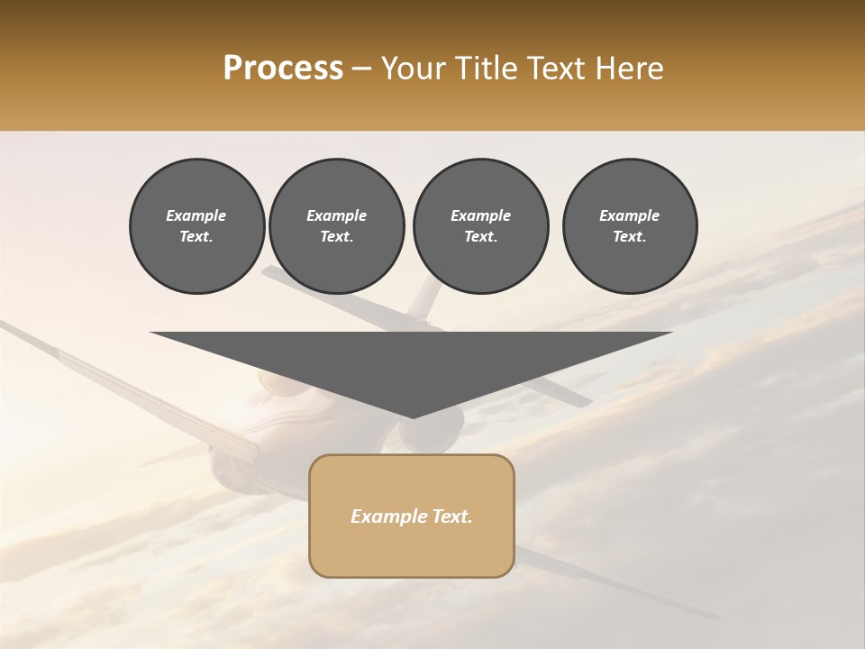 Speed Air Airplane PowerPoint Template