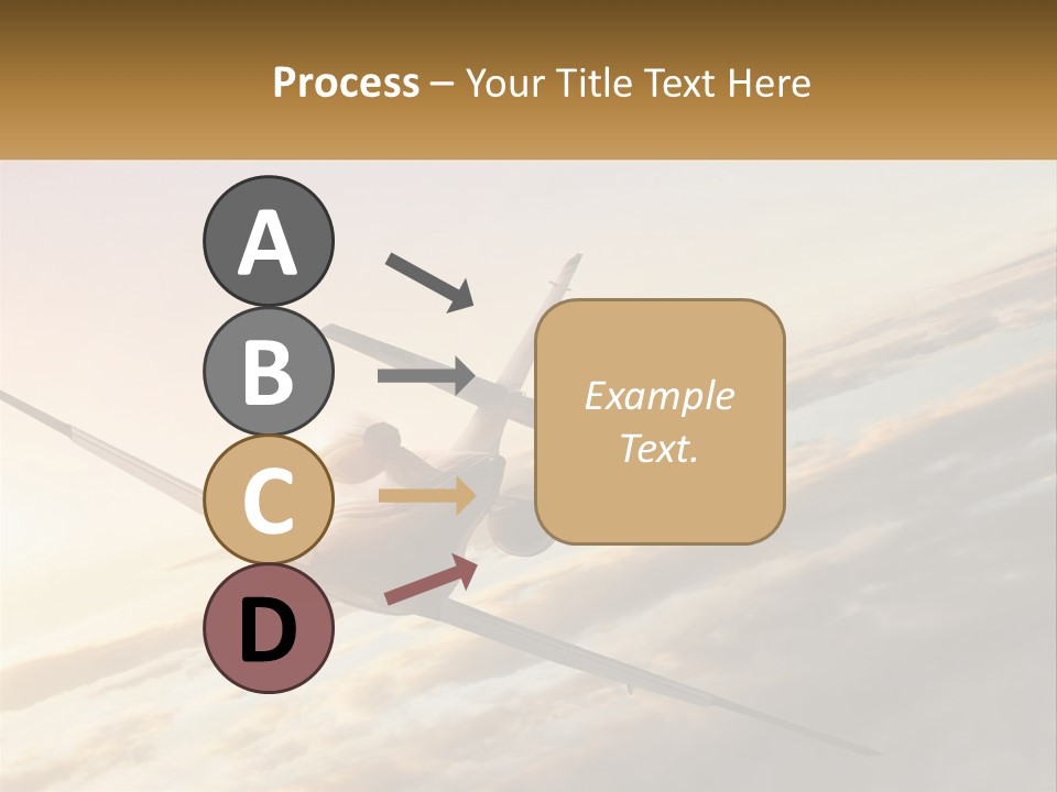 Speed Air Airplane PowerPoint Template