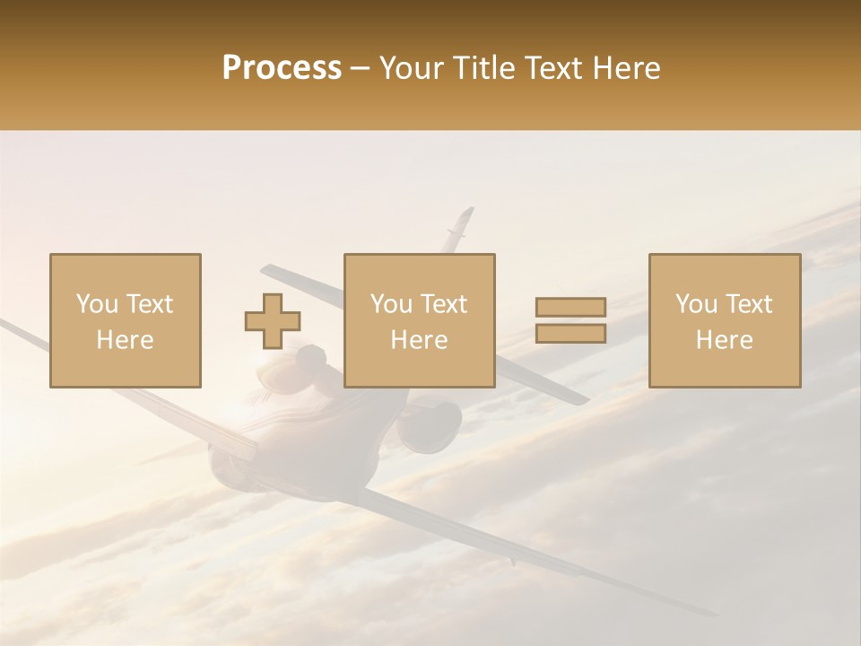 Speed Air Airplane PowerPoint Template