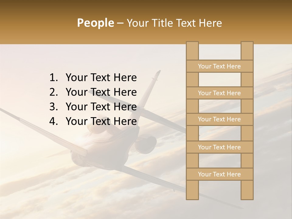 Speed Air Airplane PowerPoint Template