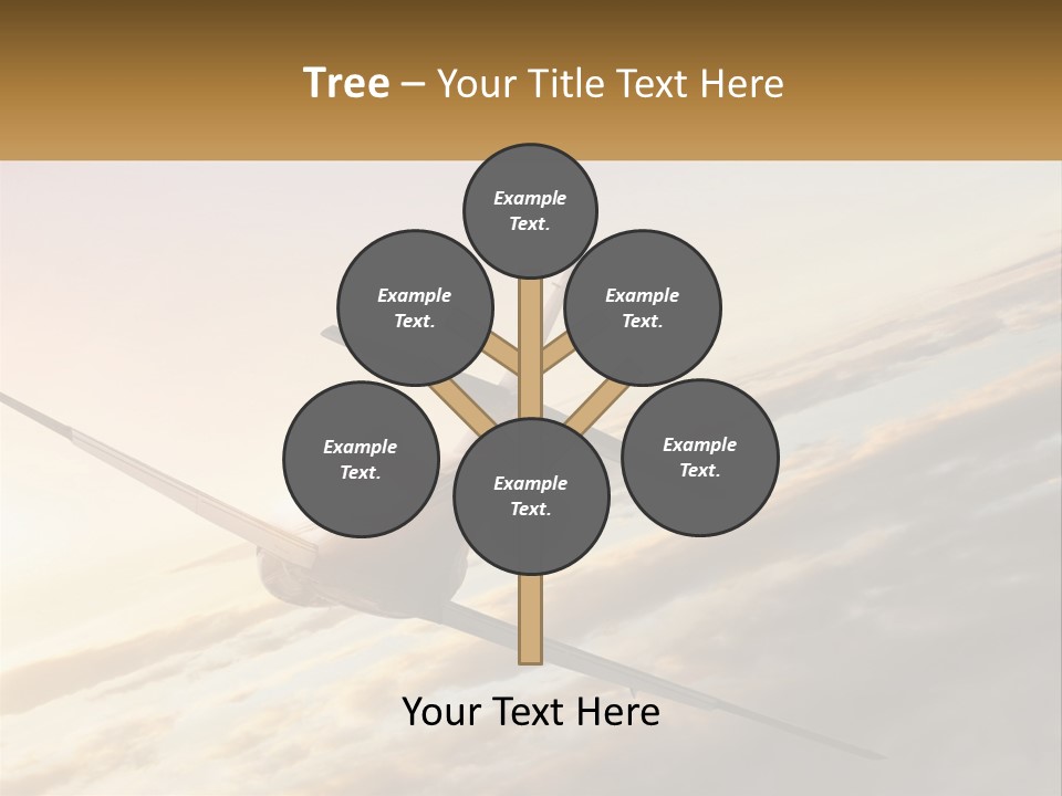 Speed Air Airplane PowerPoint Template