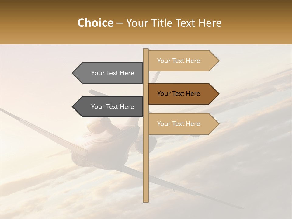 Speed Air Airplane PowerPoint Template