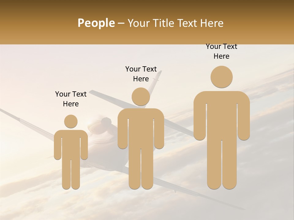 Speed Air Airplane PowerPoint Template