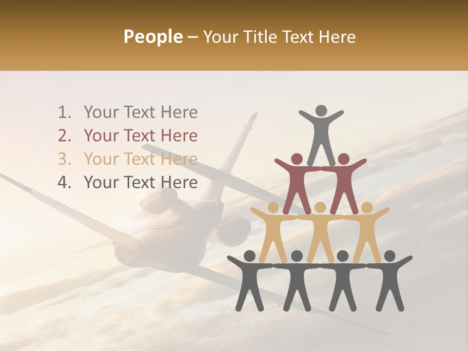 Speed Air Airplane PowerPoint Template