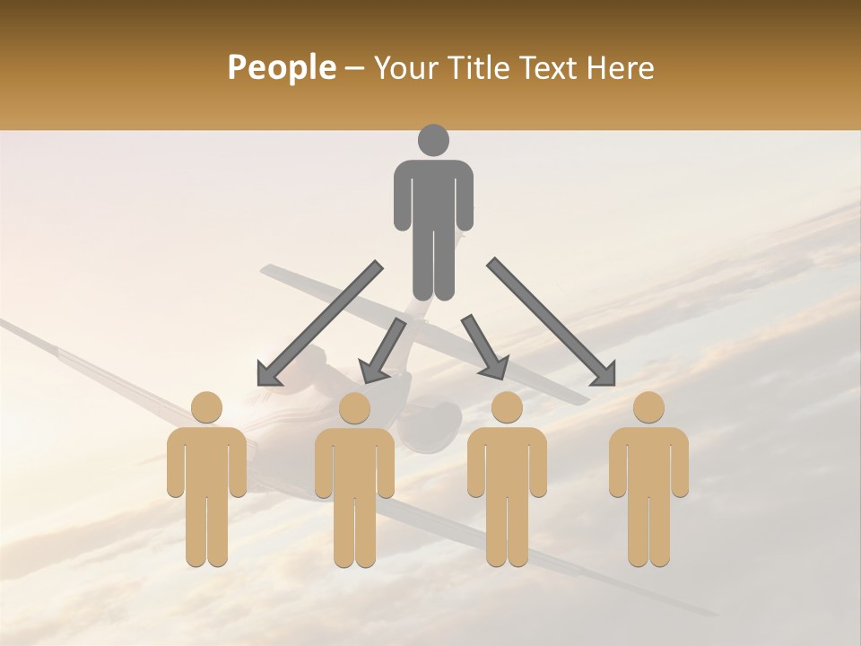 Speed Air Airplane PowerPoint Template