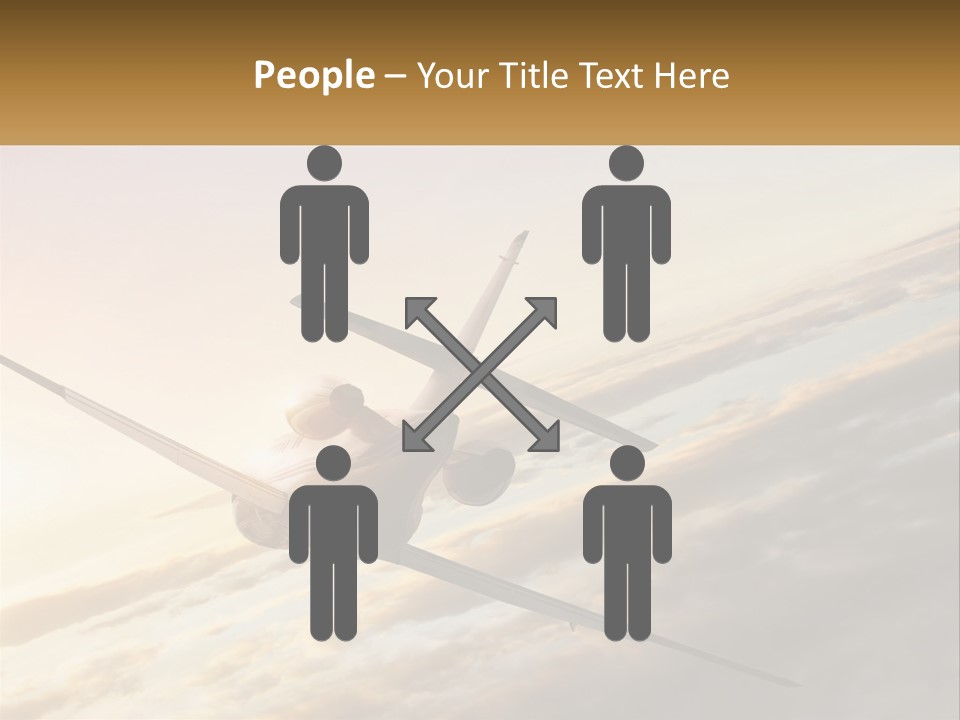 Speed Air Airplane PowerPoint Template