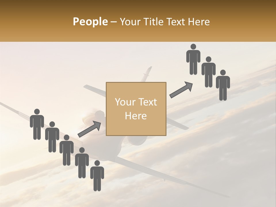 Speed Air Airplane PowerPoint Template