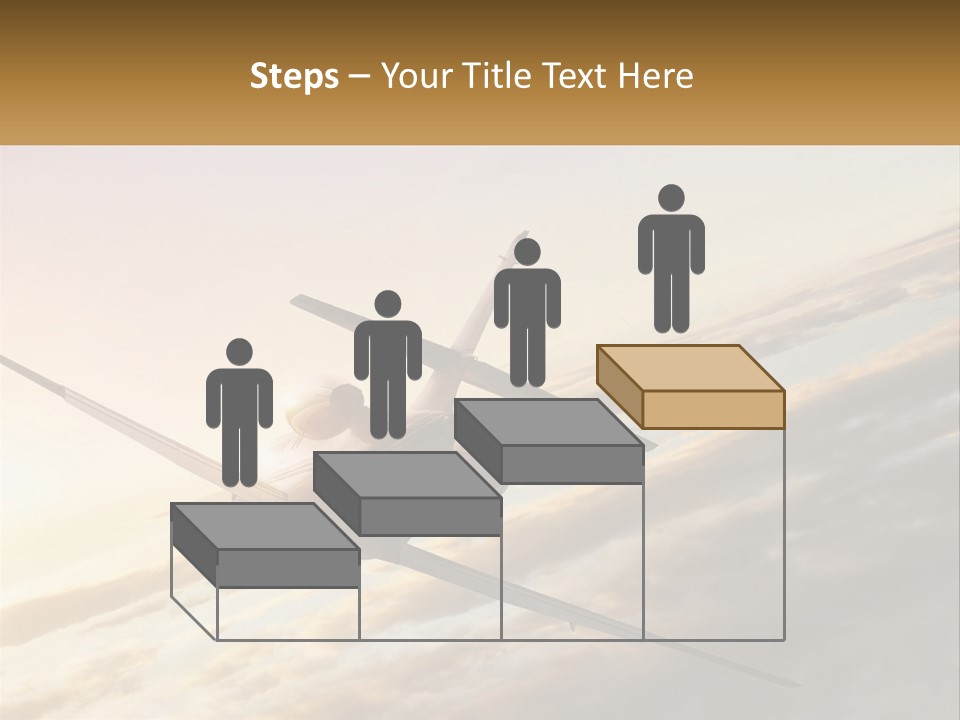 Speed Air Airplane PowerPoint Template