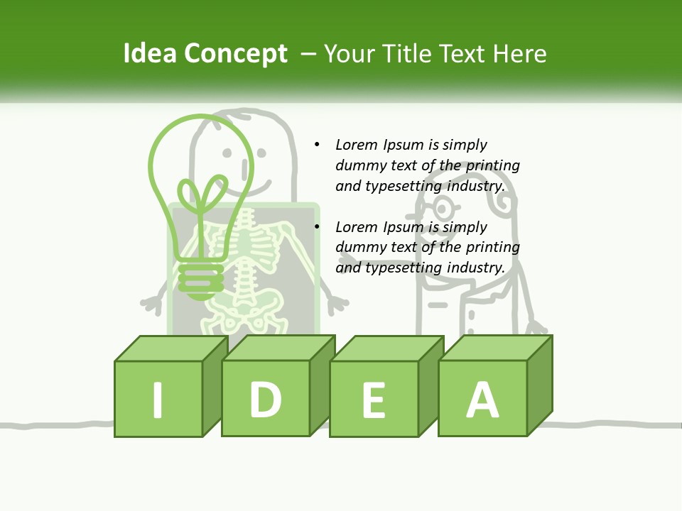 Character Medicine Scanner PowerPoint Template